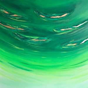 Peekaboo - Pintura abstracta original