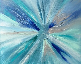 Electric- Abstract Painting, Original Art