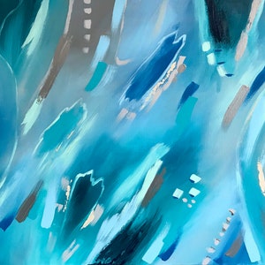 Splash - Pintura abstracta original