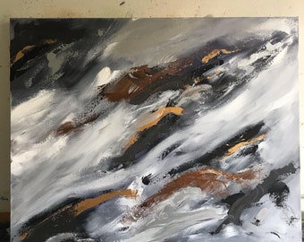 Overcast - Original Abstract Painting