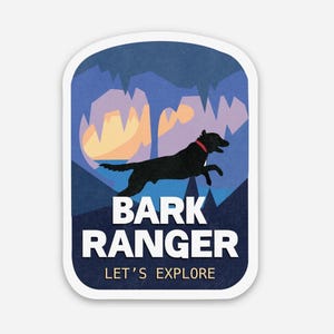 Dog Sport Vinyl Stickers | National Park-Themed (Bark Ranger)