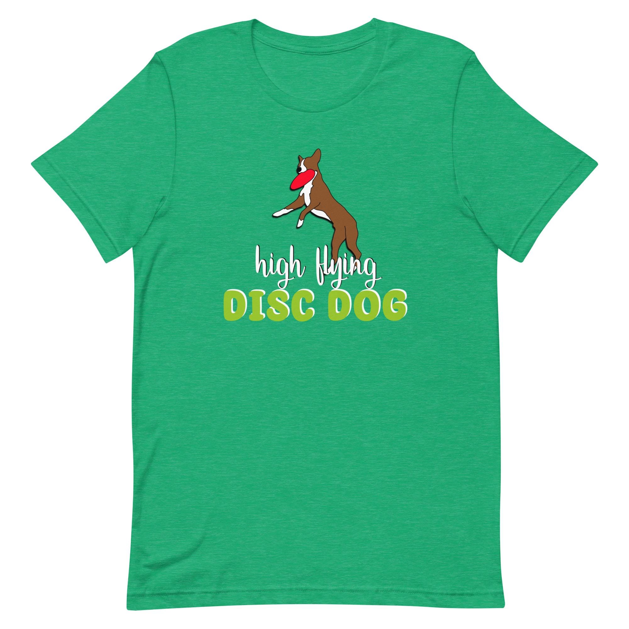 High Flying Disc Dog T-shirt - Sport Mix, image size:2000x2000