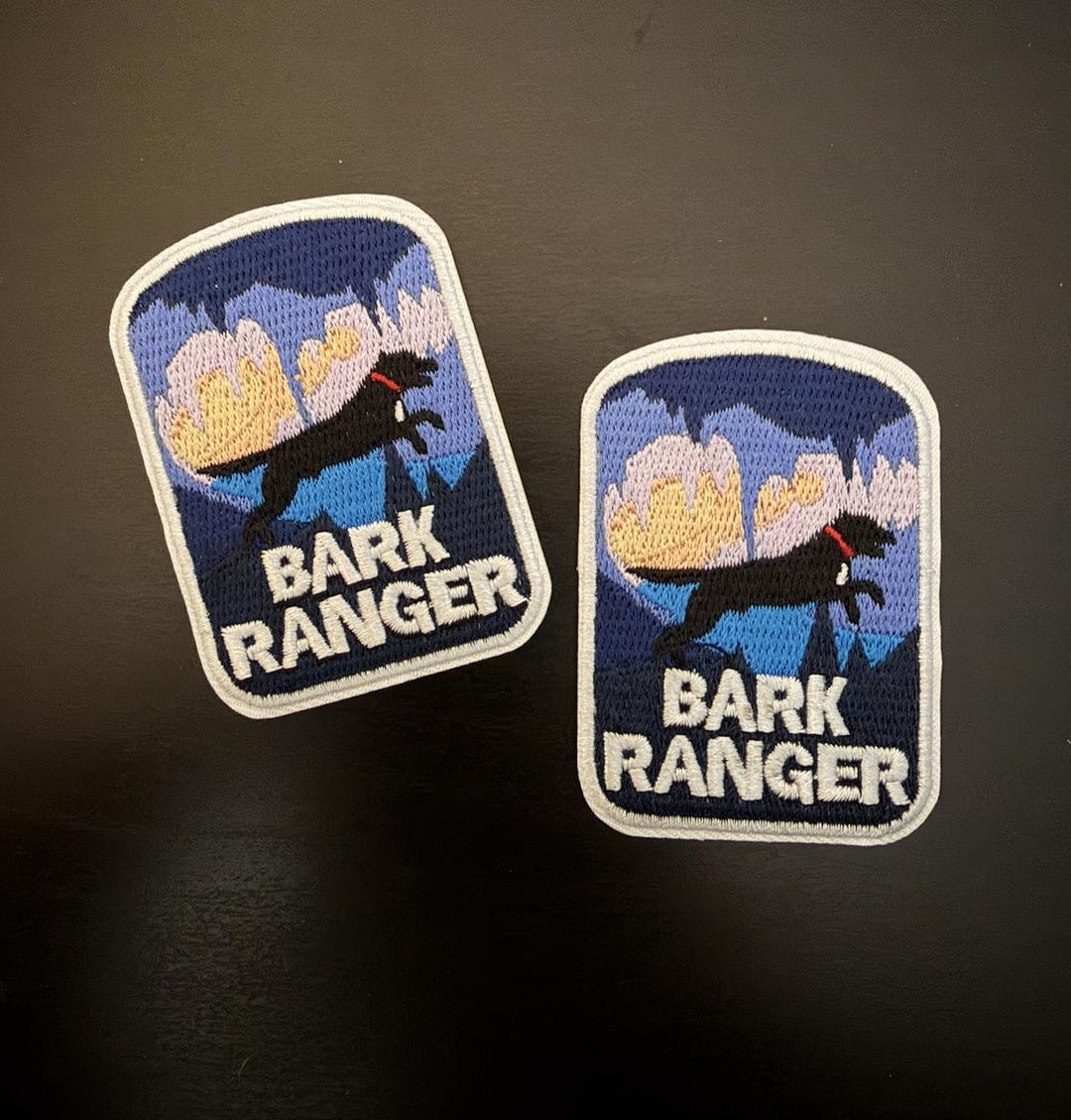 Bark Ranger National Park Embroidered Iron-on Patch - Etsy