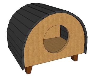 Cat House - Woodworking Plans & Cut List (Digital File)