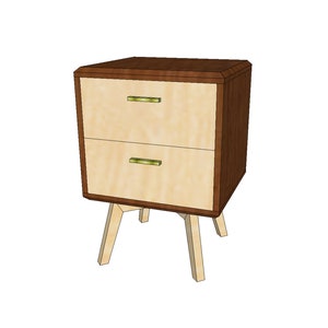 Nightstands With Drawers - Woodworking Plans & Cut List