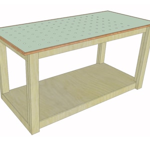 MFT Worktable - Woodworking Plans & Cut List (Digital File)