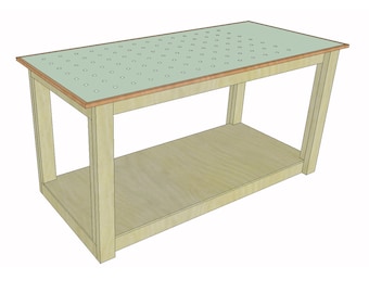 MFT Worktable - Woodworking Plans & Cut List (Digital File)