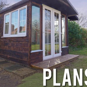 8 x 10ft (2.4m x 3m) Garden Room Plans