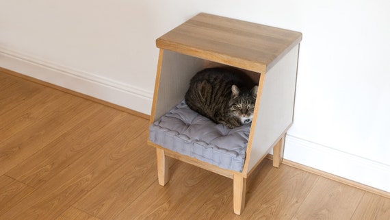 Cat Bed Dog Bed Cabinet Night Stand Bedside Table Solid Etsy