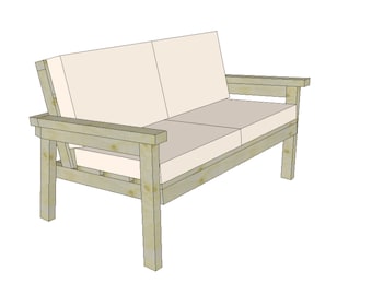 Outdoor Sofas - Woodworking Plans & Cut List