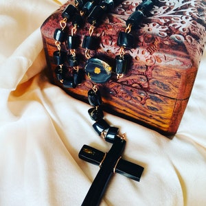 Black Coral Rosary