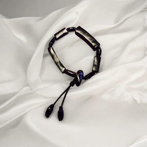 Black Coral Bracelet. Brazalete de coral negro. Black coral amulet bracelet