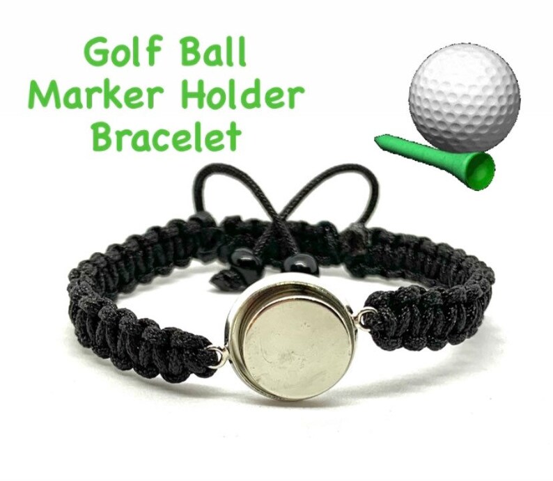 Golf Bracelet Ball Mark Holder Bracelet Nylon Etsy