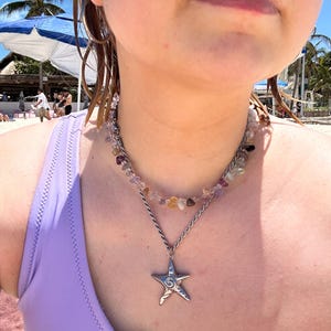 Gemstone Chip Stone Choker Necklace, Handmade Chip Stone Choker Neckace, Choose Your Gemstone