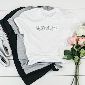 BSL British Sign Language LOVE print relaxed fit t-shirt / adult slogan tee