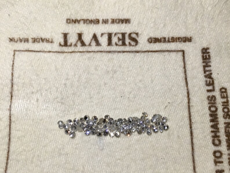 14K Gold Real 2mm Diamond Stud Nose Ring
