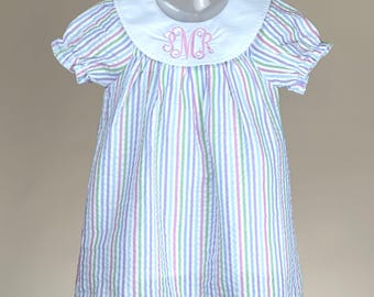 Bishop's Dress with Personalized Monogram