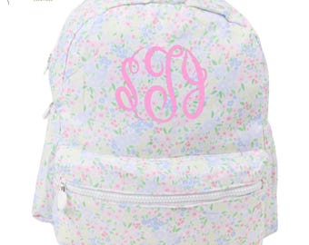 Personalized Toddler-Size Nylon Backpack | Fun Prints, Interior Pocket, Side Pockets