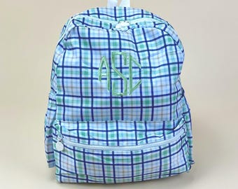 Personalized Nylon Backpack | Fully Lined with Interior Pocket & Mesh Side Pockets | Printed Nylon Backpack