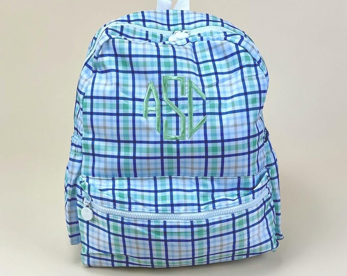 Personalized Nylon Backpack | Fully Lined with Interior Pocket & Mesh Side Pockets | Printed Nylon Backpack