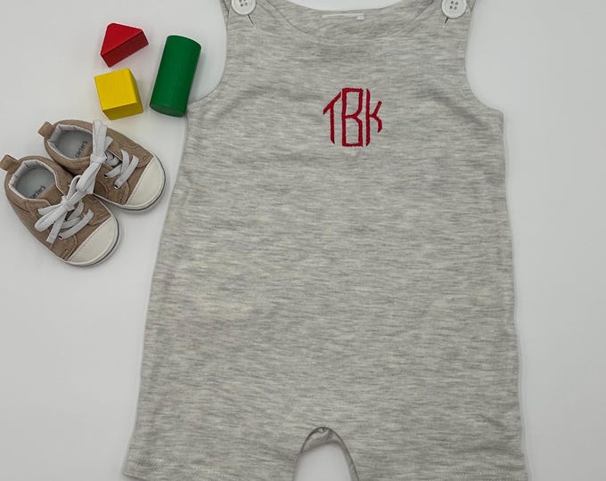 Baby Romper-Baby Sleeveless Romper-Baby Sleeveless Onesie-Monogrammed-Personalized-Baby Gift-Baby Shower Gift