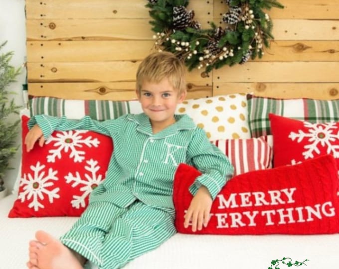Personalized Kids' Christmas Pajamas - Adorable Monogrammed Sleep Sets
