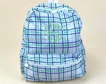Personalized Nylon Backpack | Fully Lined with Interior Pocket & Mesh Side Pockets | Printed Nylon Backpack