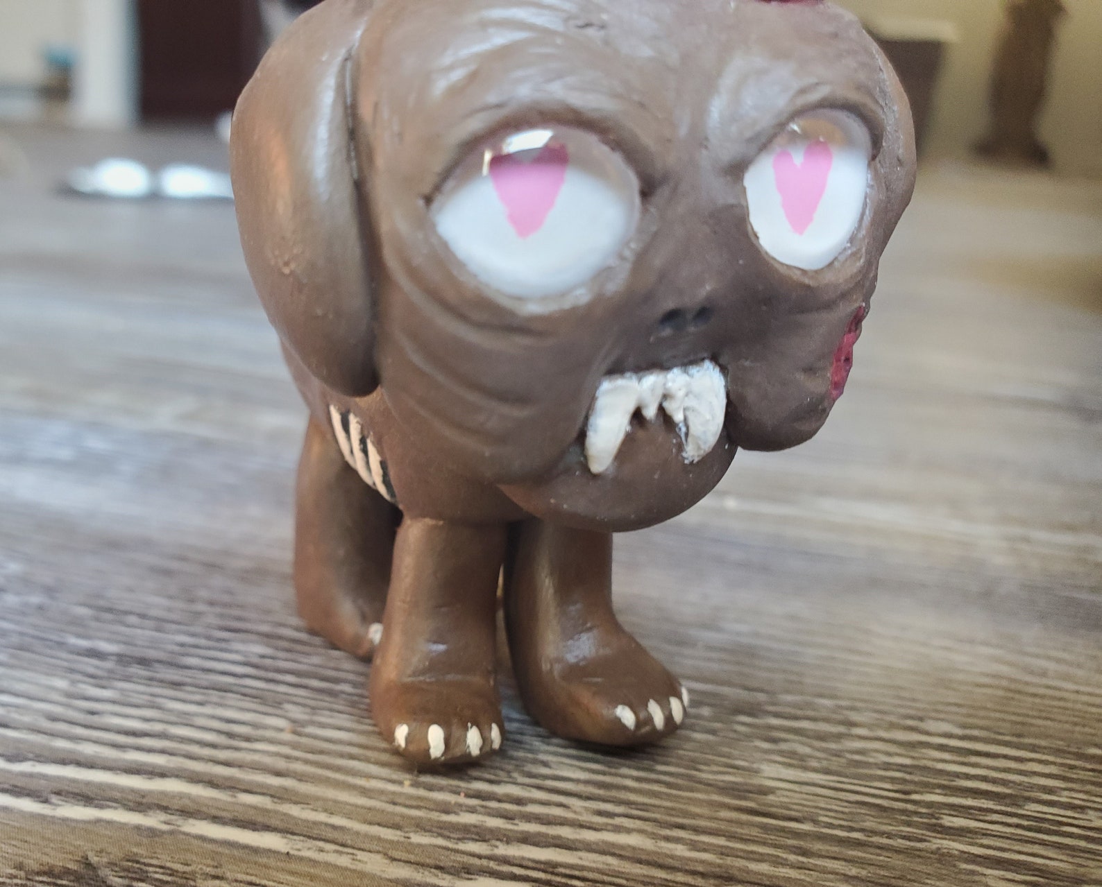 Handmade Artisan Zombie Dog Polymer Clay Sculpture OOAK Horror Etsy