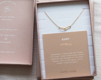 Aunt Necklace, gift for aunt, gifts aunt, gifts for aunts, aunt jewelry, auntie gift, aunt gifts, gift for auntie, aunt to be gift, new aunt