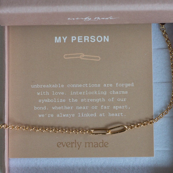 My Person Bracelet, friendship bracelet, gift for her, you're my person bracelet, you're my person gift, friendship gift, gift for friend