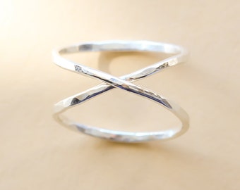 Rings for women, silver rings for women, infinity ring, sterling silver ring, silver ring, infinity ring silver, thin silver ring, R-H16GCC