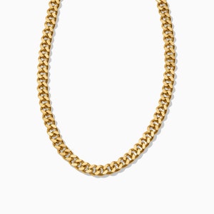 Thick gold curb chain, cuban chain, chunky necklace, thick gold necklace, chunky cuban chain, thick cuban chain, thick cuban link chain image 4