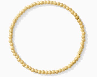 3mm Elle Bead Bracelet, Stardust Finish