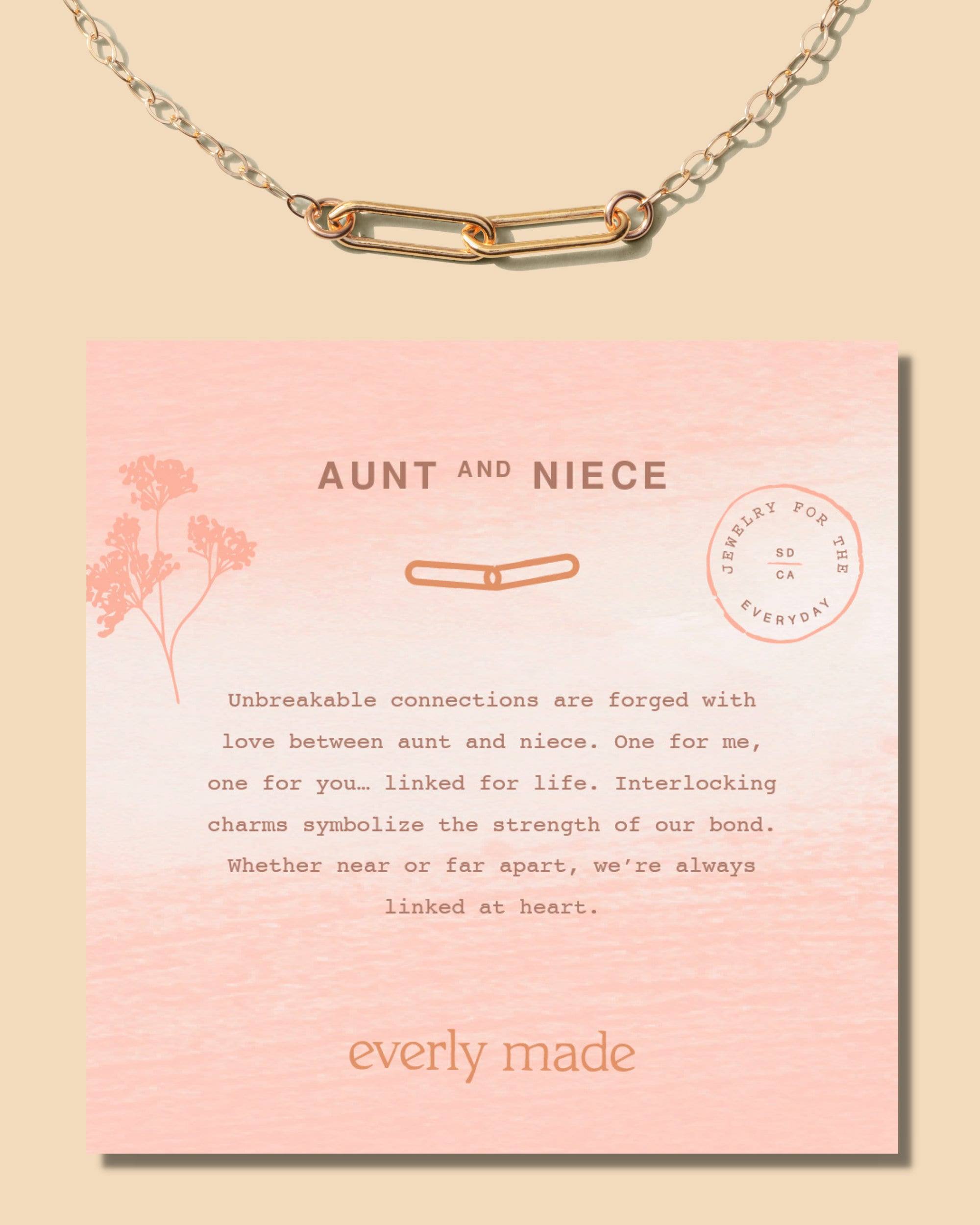 Matching necklaces for aunt and best sale niece