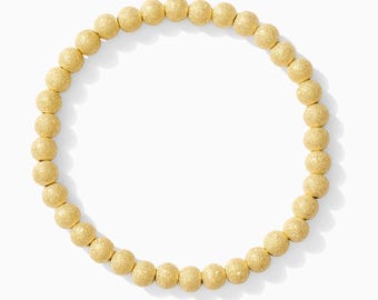 5mm Astrid Bead Bracelet, Stardust Finish