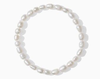 Freshwater Pearl Stretch Bracelet,