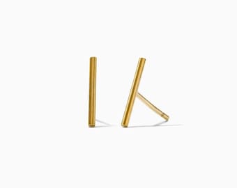 Betsy Bar Ohrstecker, 10 mm, 14k Gold Fill, .925 Sterling Silber