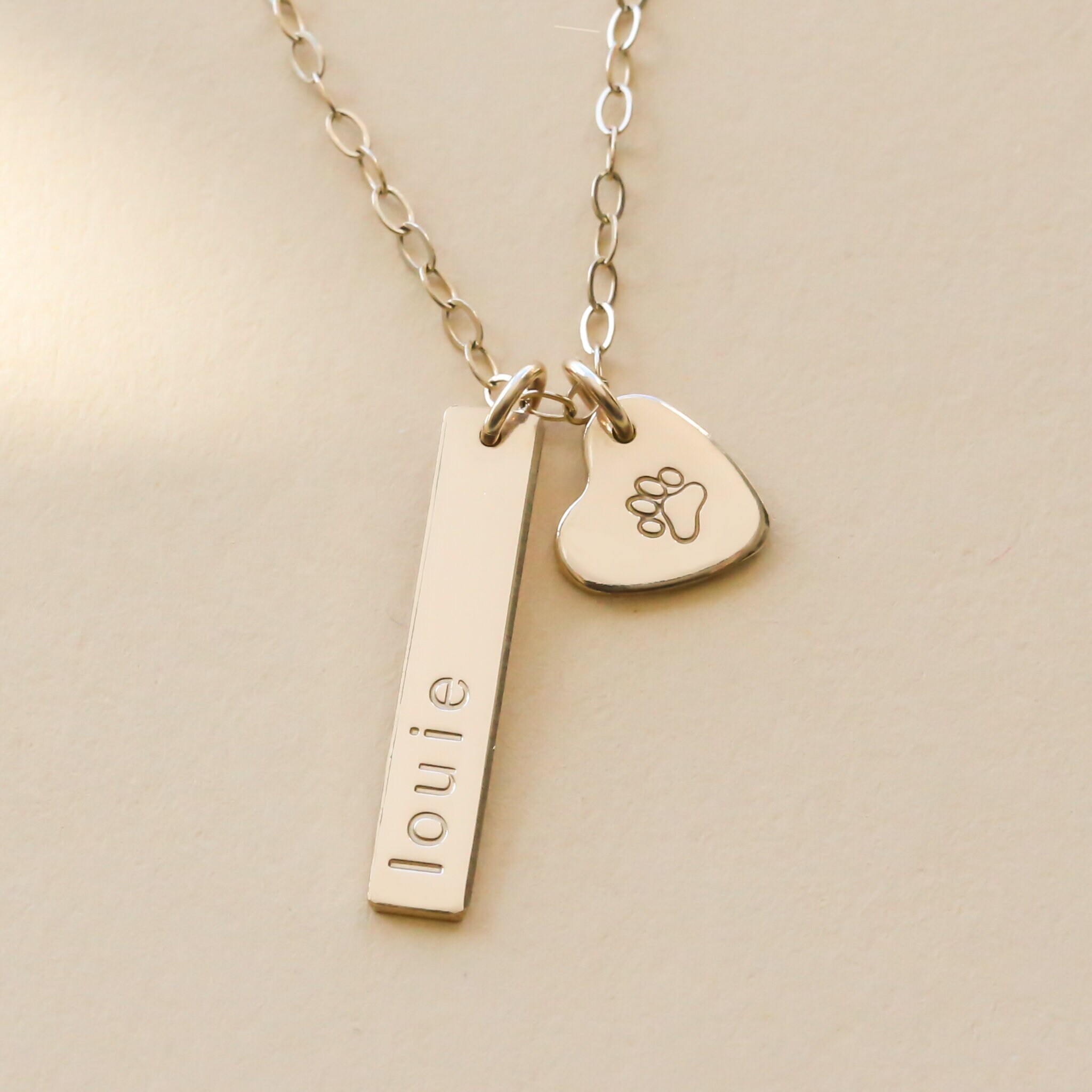 Pet remembrance necklace dog necklace personalized dog Etsy