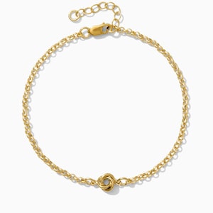 Knot bracelet, strength bracelet, gold knot bracelet, silver knot bracelet, gold strength bracelet, silver strength bracelet