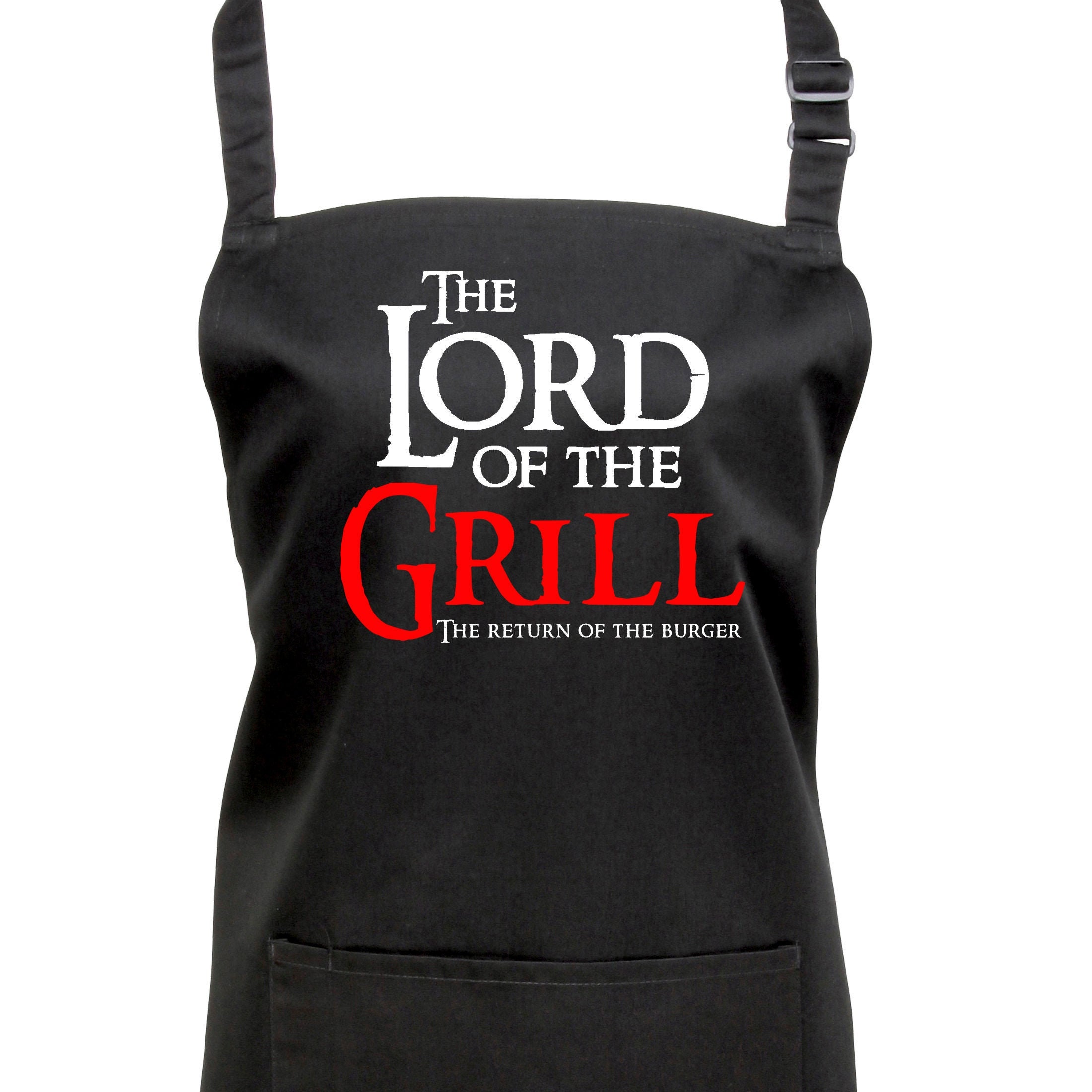 Fun Lord Of The Grill Apron Pour Les Fans de Wizarding avec Choix Sous-Texte | Ref 1290