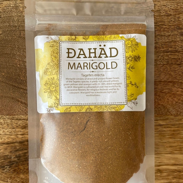 Marigold dye