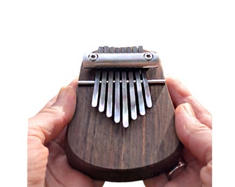Tiny Mini 8 tone kalimba - improved Bminor - by Bolf Kalimbas