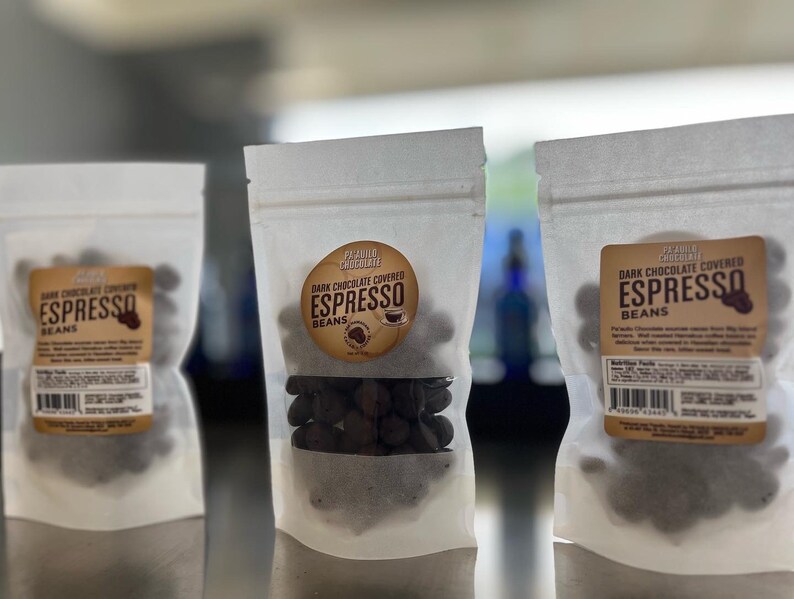 Hawaiian Espresso Beans Covered in Hawaiian Chocolate Etsy
