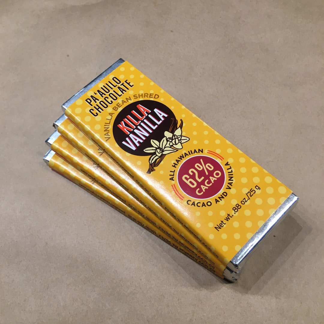 Sweet 62 Hawaiian Vanilla Chocolate With Subtle Shreds of Hawaiian