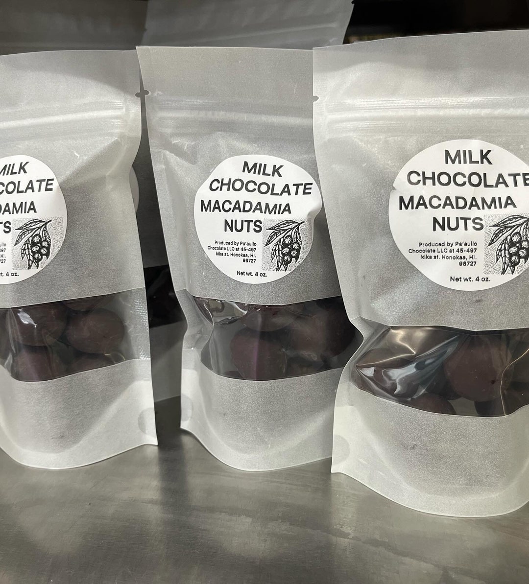 Milk Chocolate Covered Macadamia Nuts Etsy