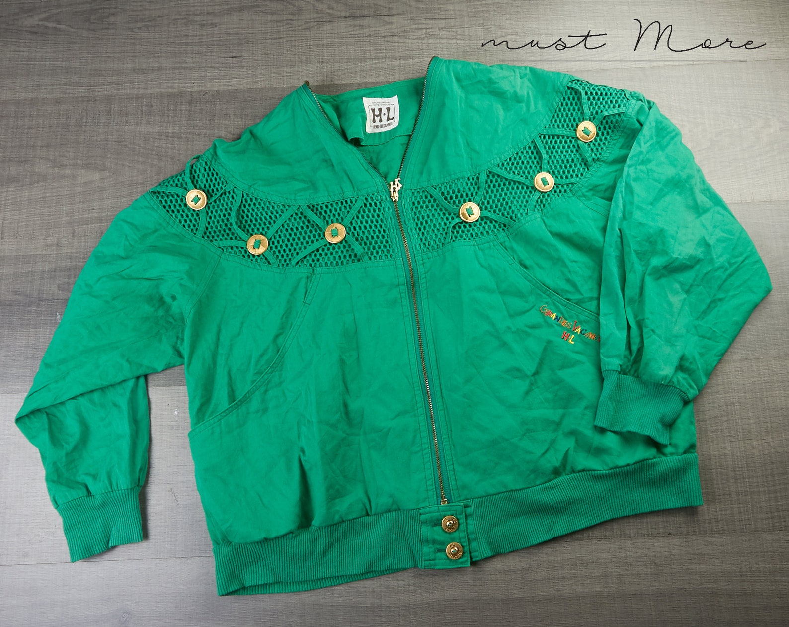 Vintage green jacket women Long sleeve jacket Women's Etsy