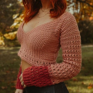Solstice Sweater & Dress 2-in-1 Crochet PATTERN: Elegant Long Sleeve Design