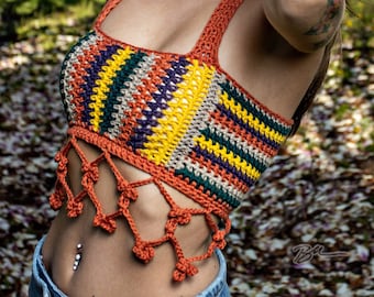 Calypso Crochet Top PATTERN || Summer Halter Crop Top