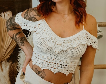Wisteria Top Crochet PATTERN