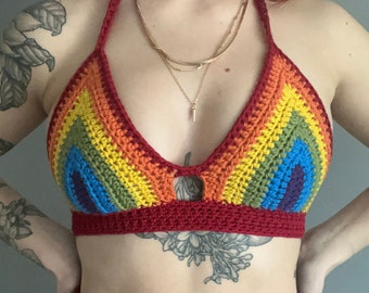 Patrón de bralette de crochet simplemente impresionante